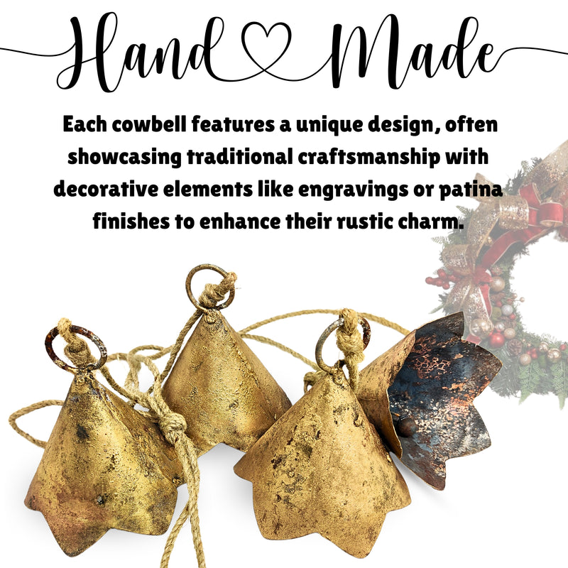 Handmade Vintage Bells Cluster, crafted using timeless traditional methods