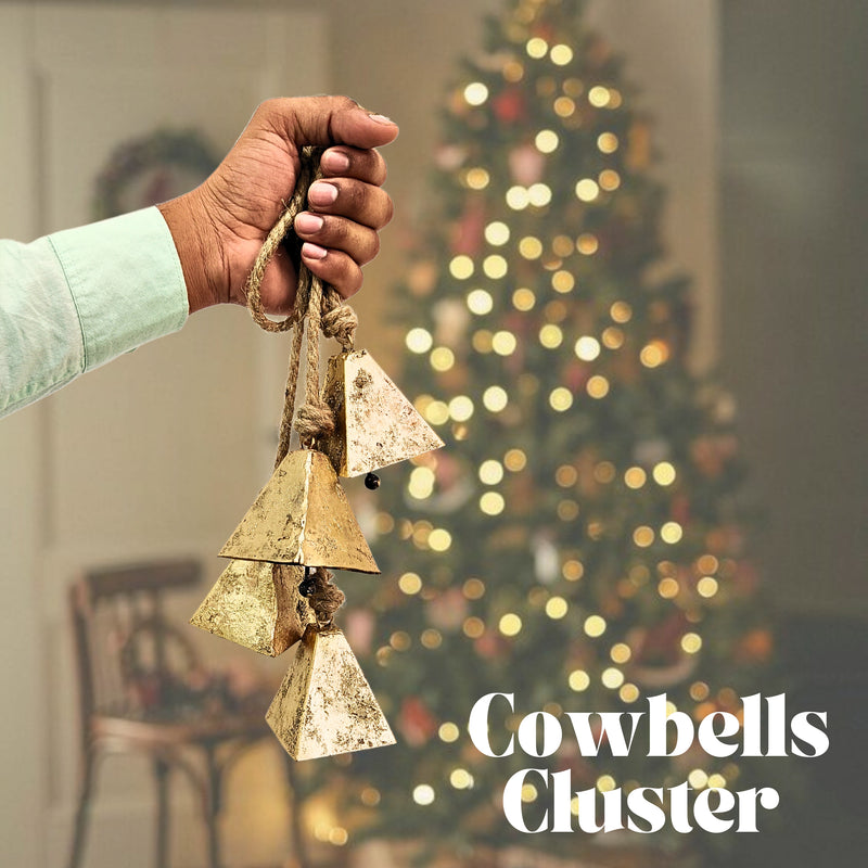 Handmade Vintage Bells Cluster, crafted using timeless traditional methods